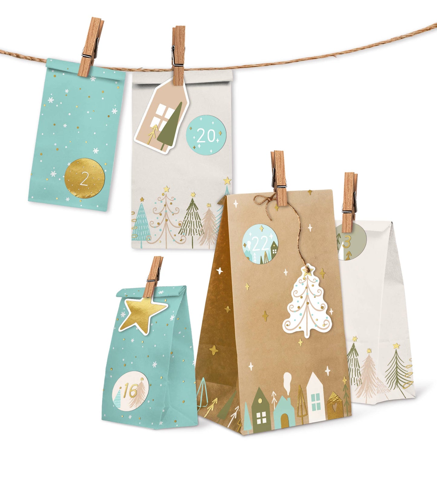 Calendario dell'Avvento «Sweet Home»