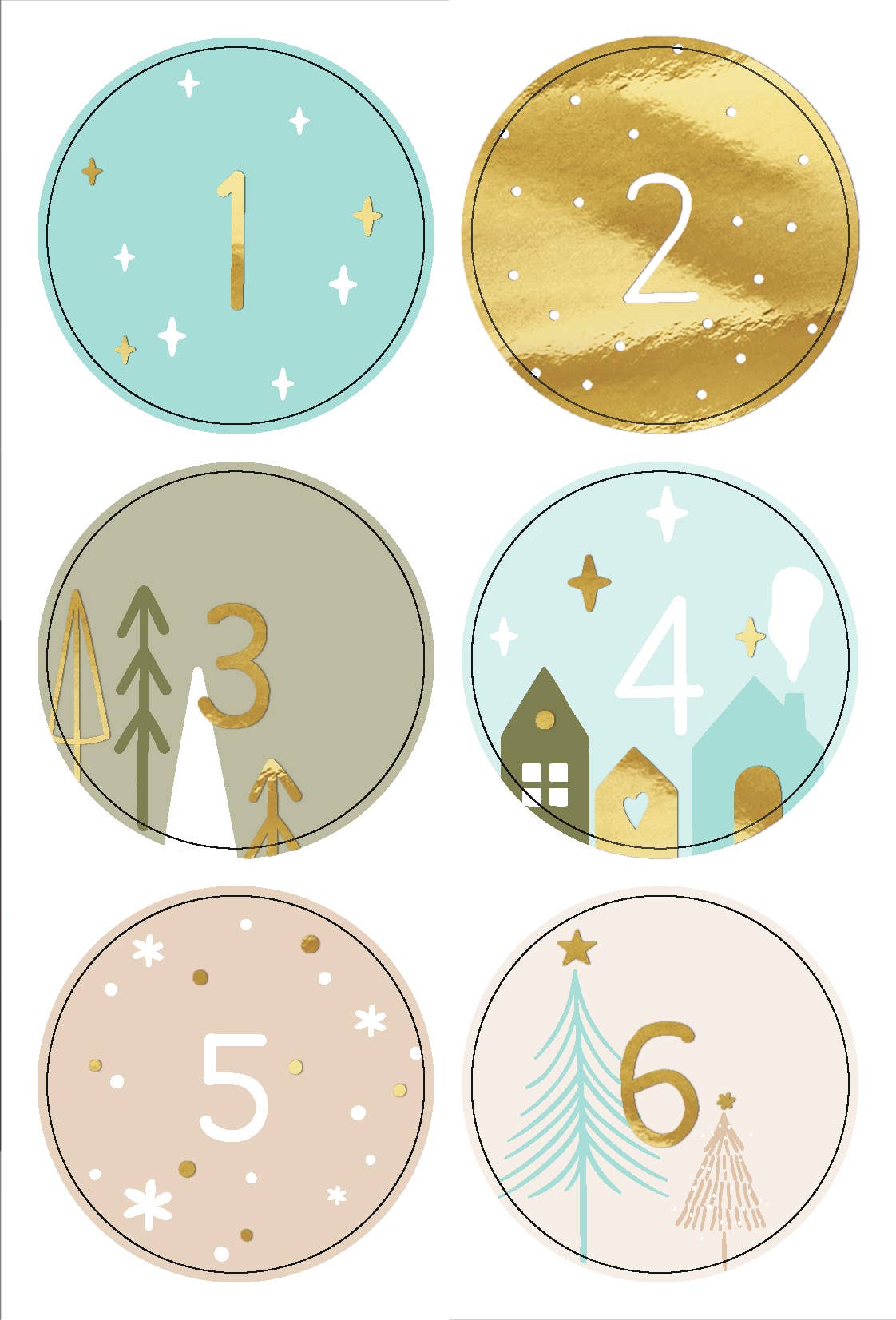 Calendario dell'Avvento «Sweet Home»