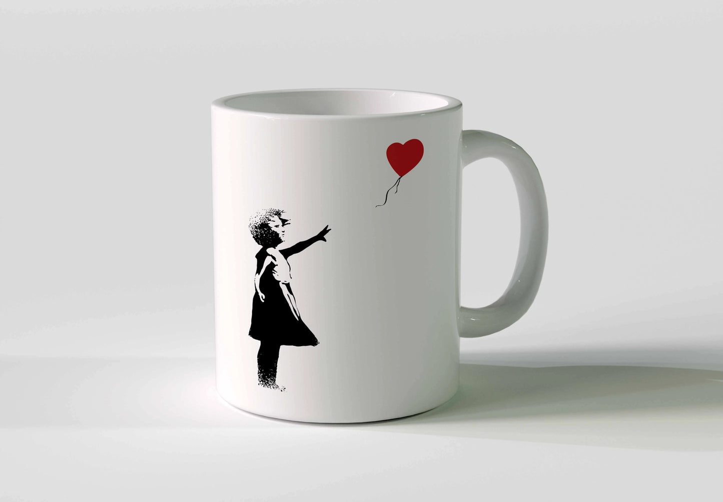 Banksy tazza in ceramica 325ml - Girl With Red Balloon