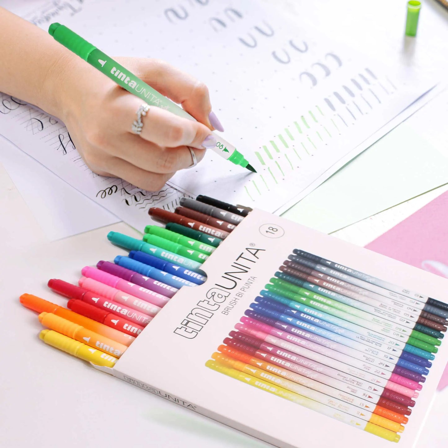 Brush BI punta tinta unita 24 pezzi