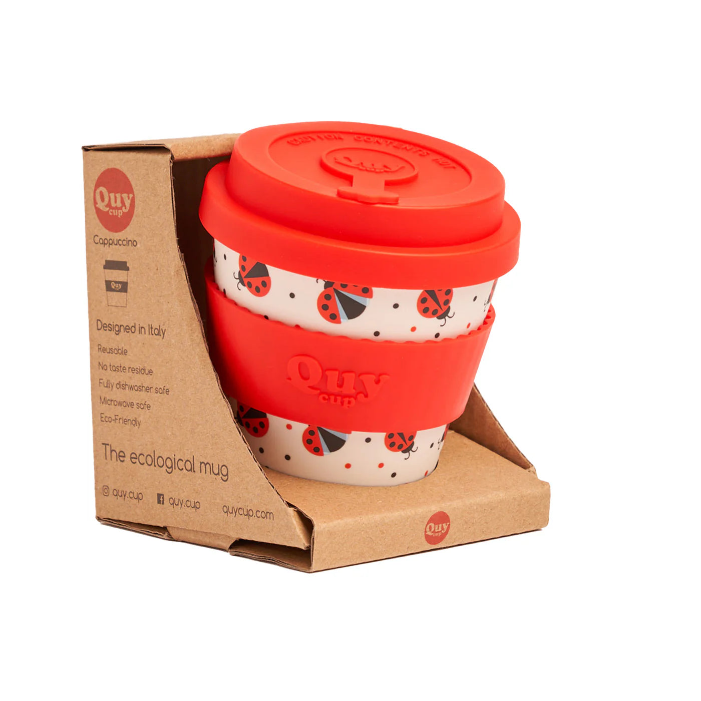 QuyCup _ Cappuccino mug _Coccinella