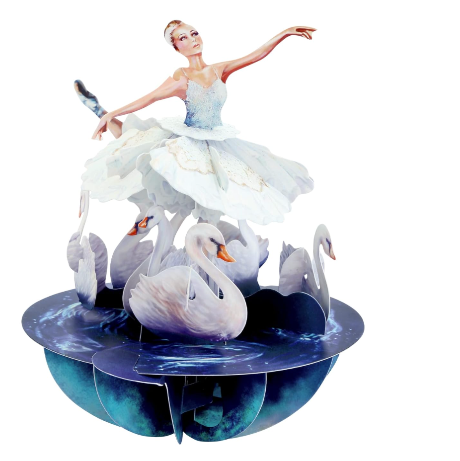 SANTORO . PIROUETTES Biglietto popup danza