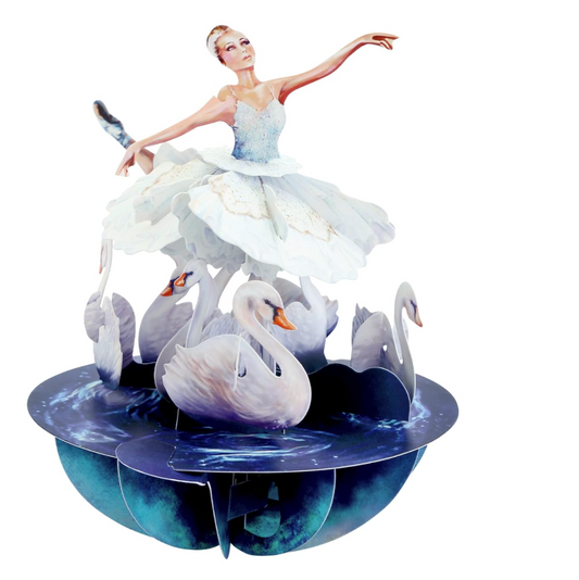 SANTORO . PIROUETTES  Biglietto popup danza