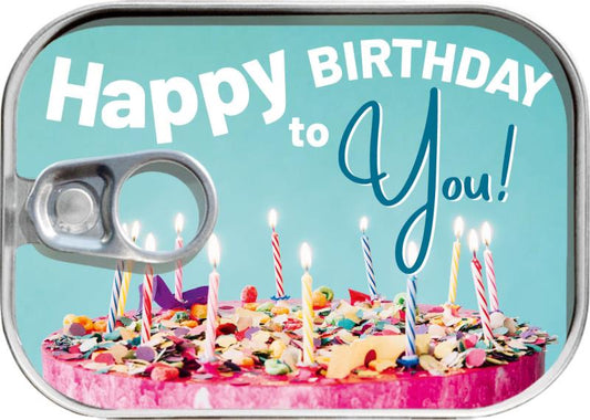 Posta in scatola "happy birthday to you"
