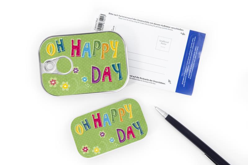 Posta in scatola "oh happy day"