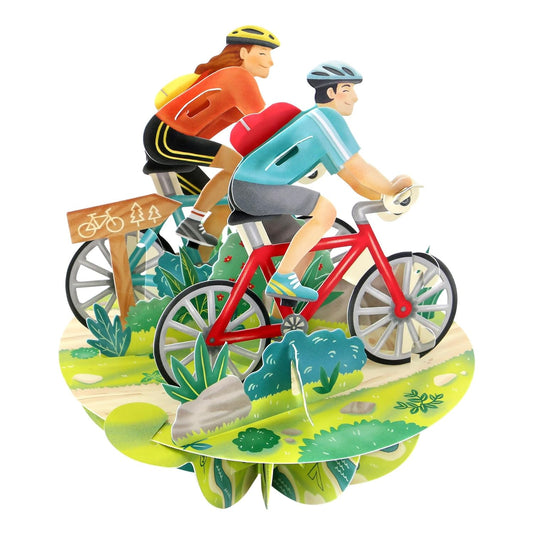 SANTORO  Pirouettes Biglietto 3D ciclismo