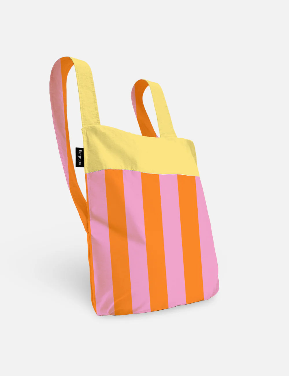 NOTABAG . Borsa - zaino -arancio-rosa