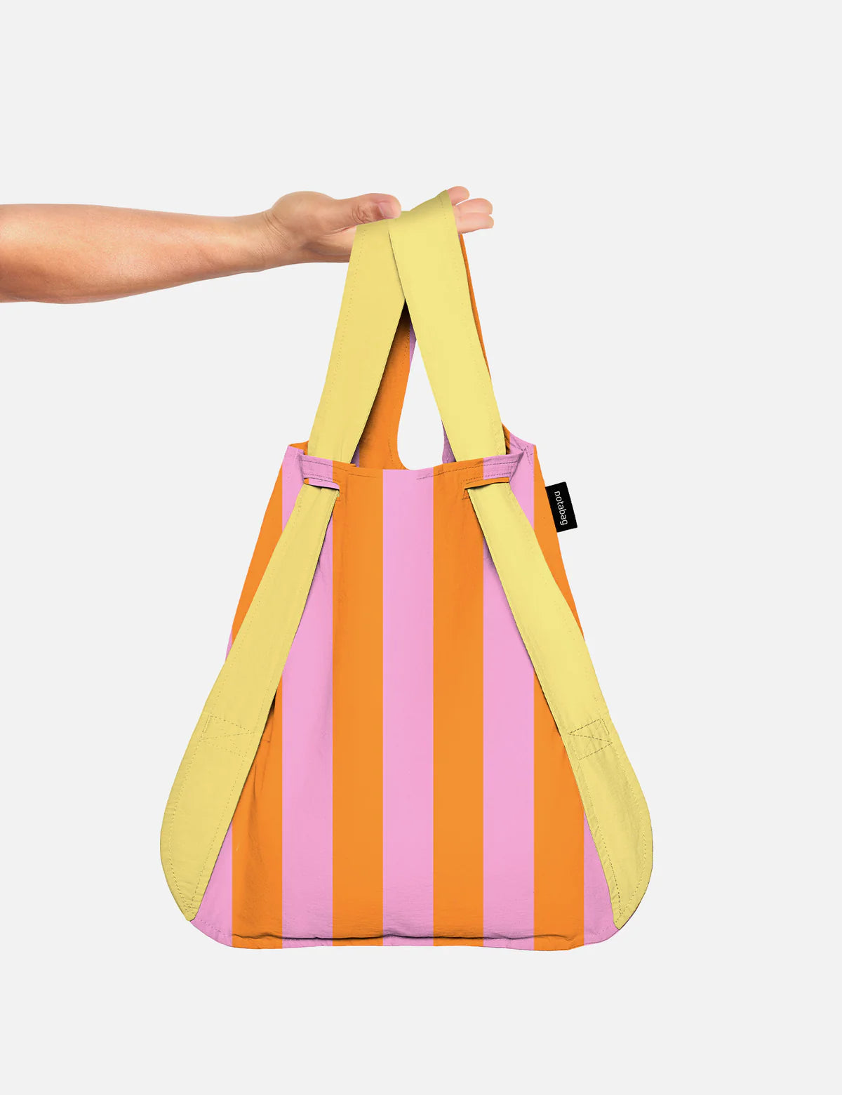 NOTABAG . Borsa - zaino -arancio-rosa