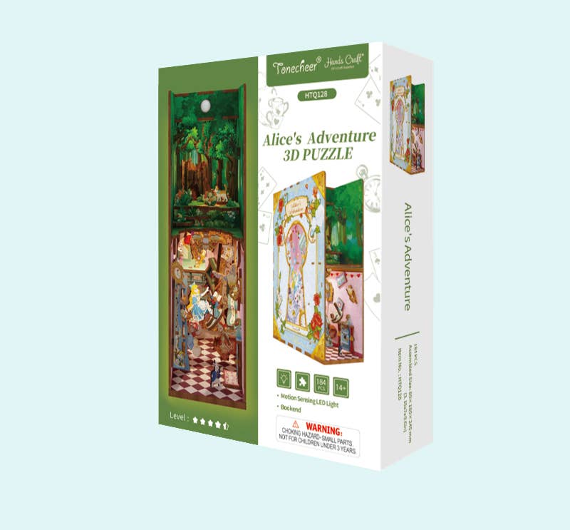 PUZZLE 3D per Libreria: Alice's Adventure