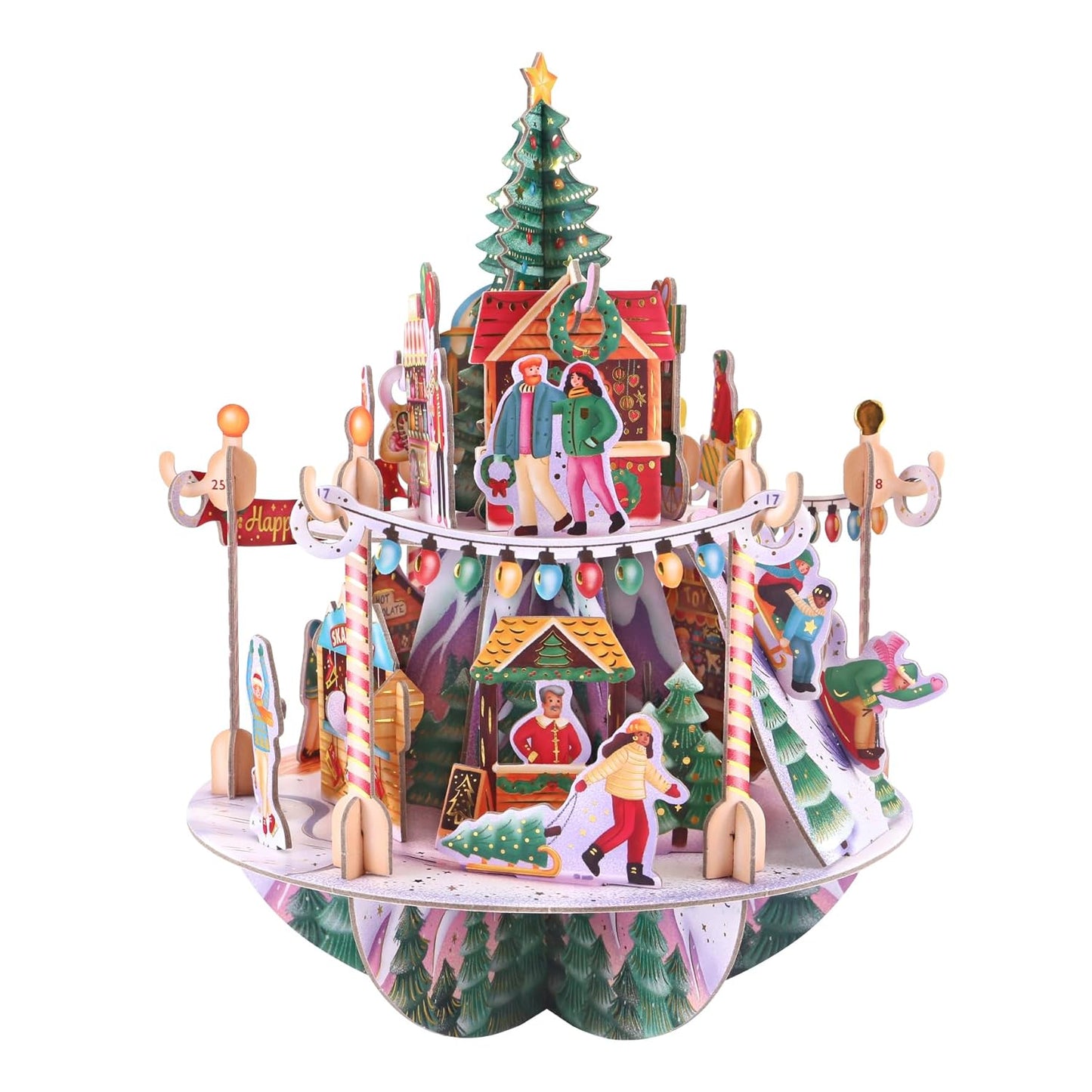 Calendario avvento Mercatino di Natale 3D _ SANTORO