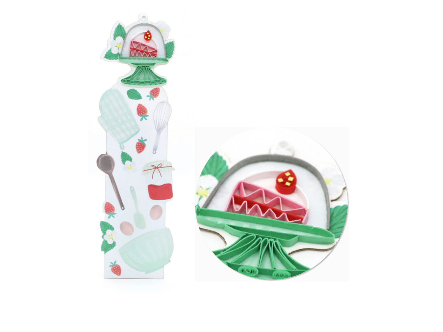 Segnalibri origamo alzatina dolcetti