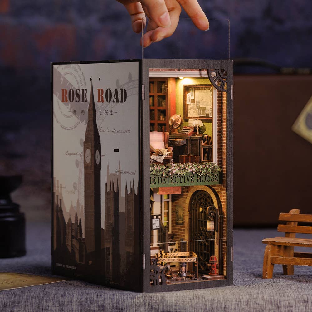 PUZZLE 3D per Libreria: Rose Detective Agency con protezione antipolvere