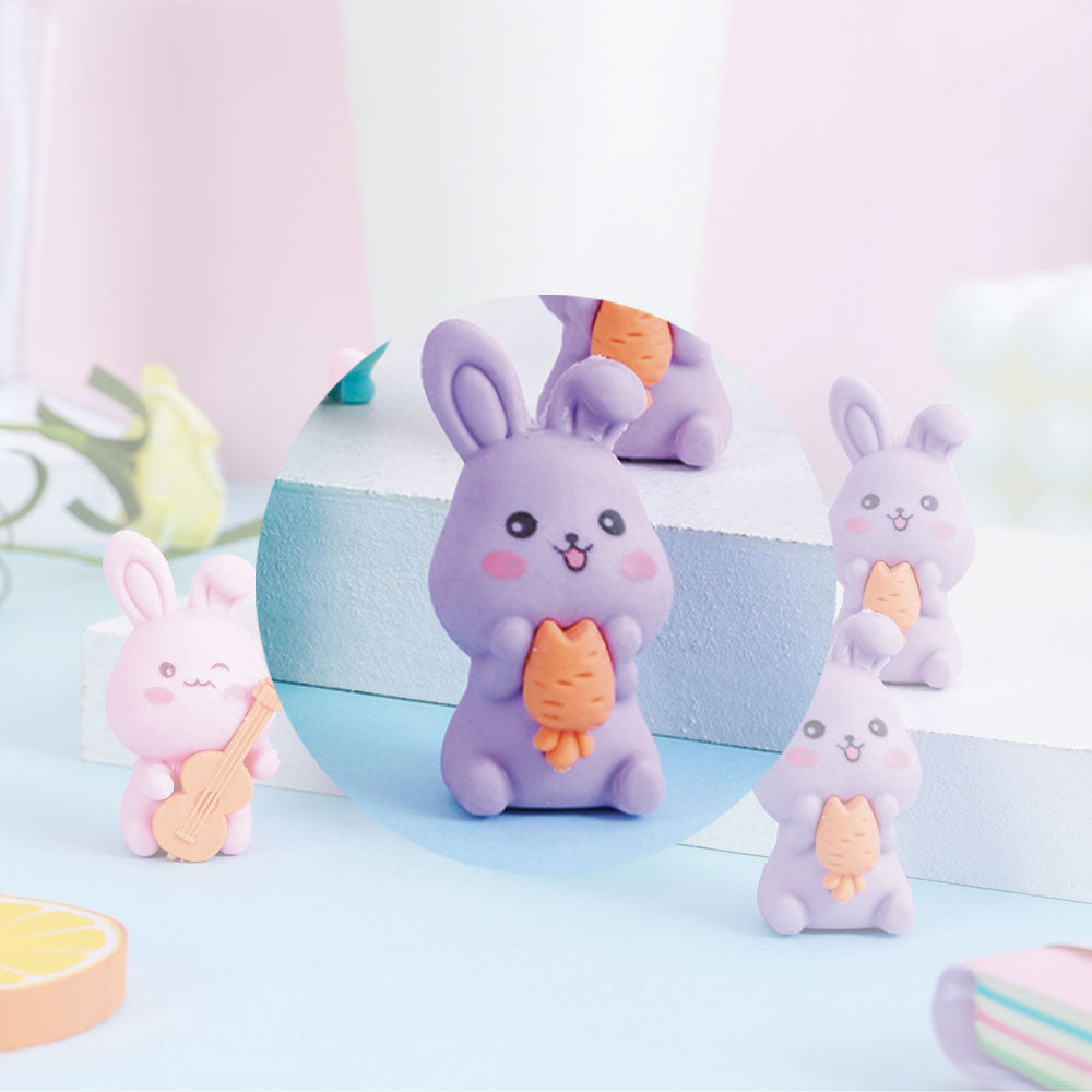 Gommine colorate a forma di coniglietto kawaii - CREA