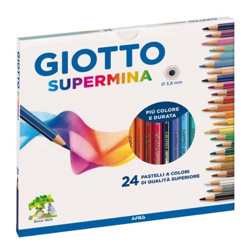 pastelli Giotto supermina da 24 pezzi