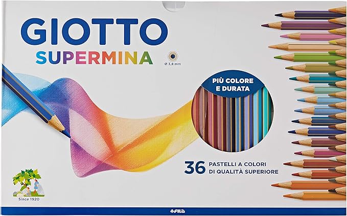 pastelli Giotto supermina da 36 pezzi