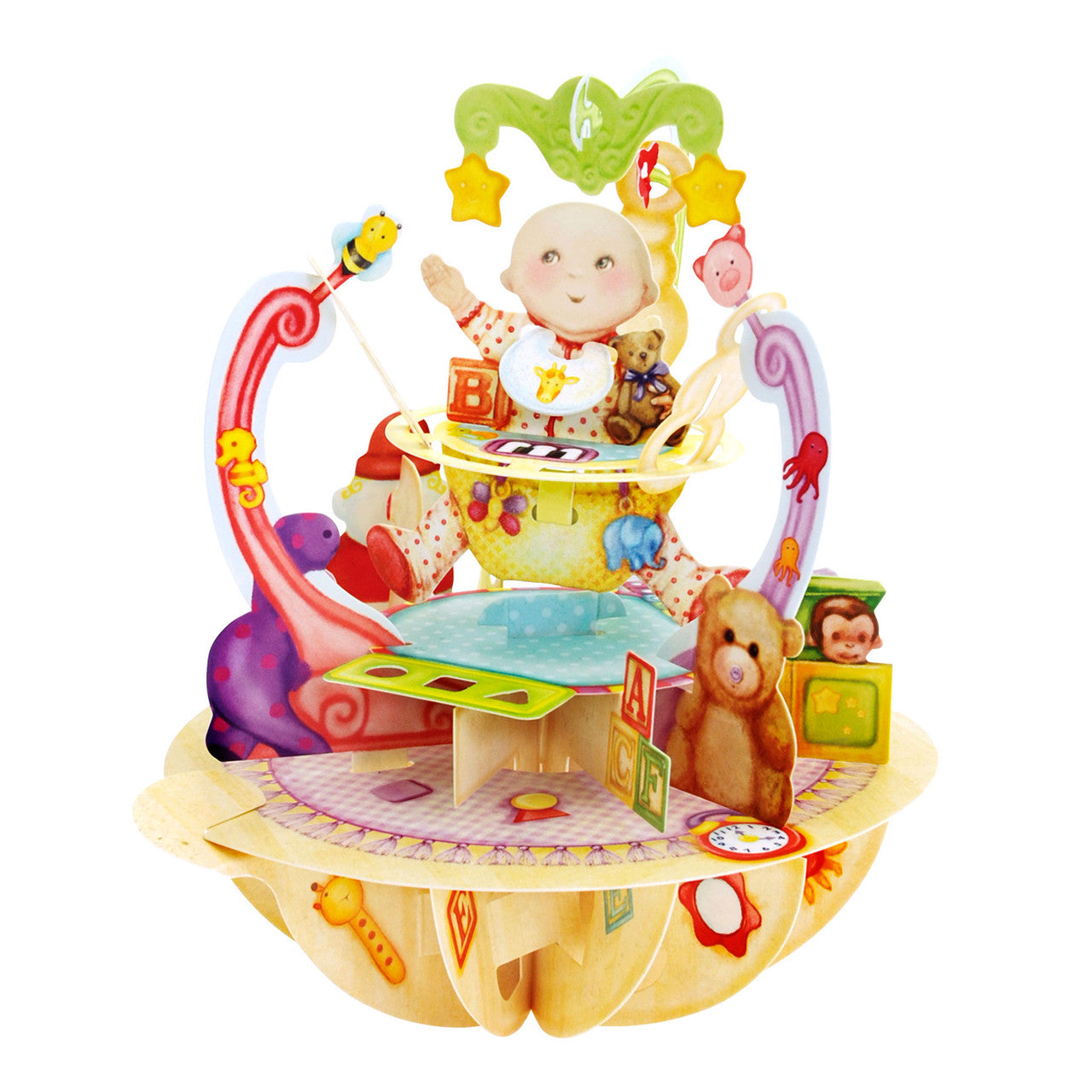 SANTORO . PIROUETTES Biglietto popup BABY