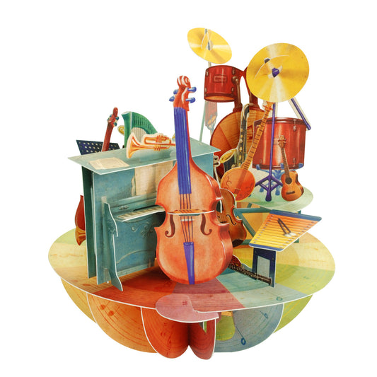 SANTORO . PIROUETTES  Biglietto popup Musica