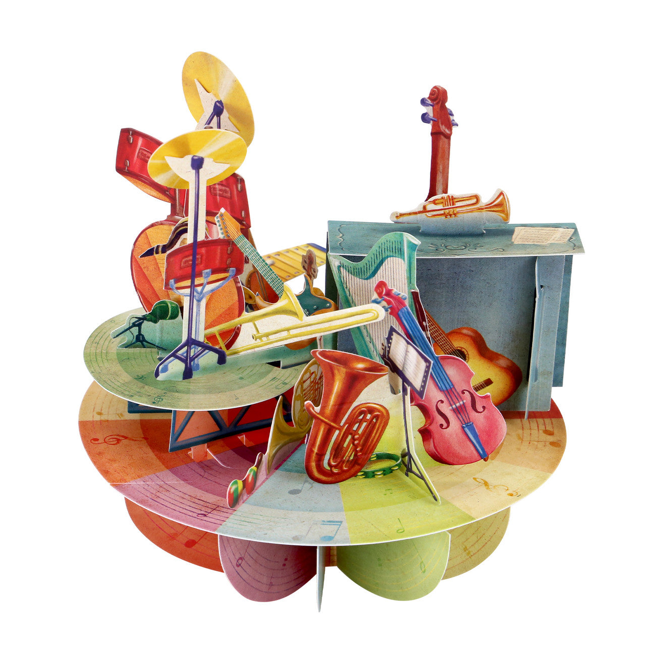 SANTORO . PIROUETTES Biglietto popup Musica