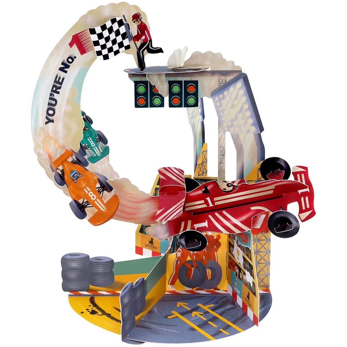 SANTORO Pendulum Biglietto 3 D cars