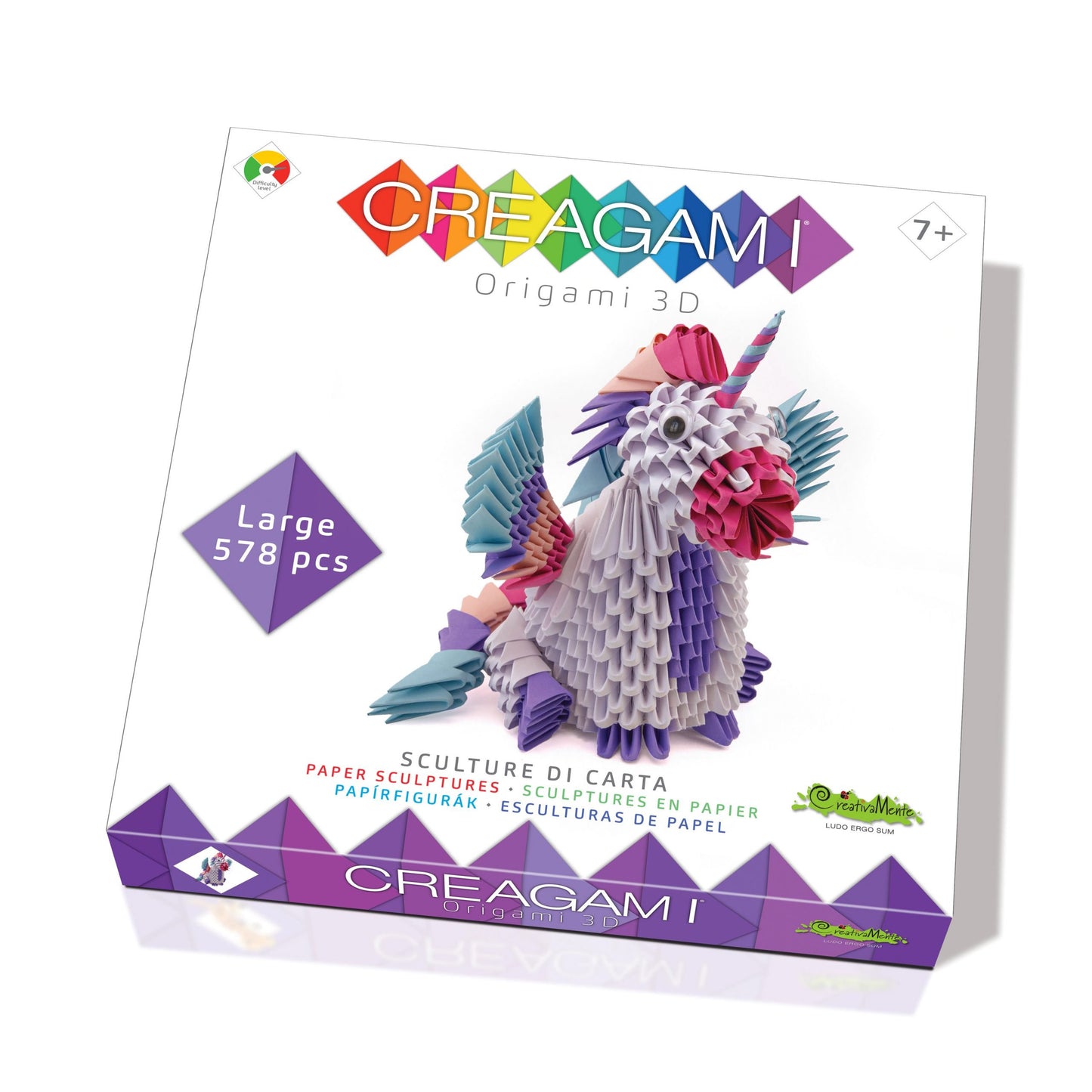 Origamo 3D- creagami- unicorno