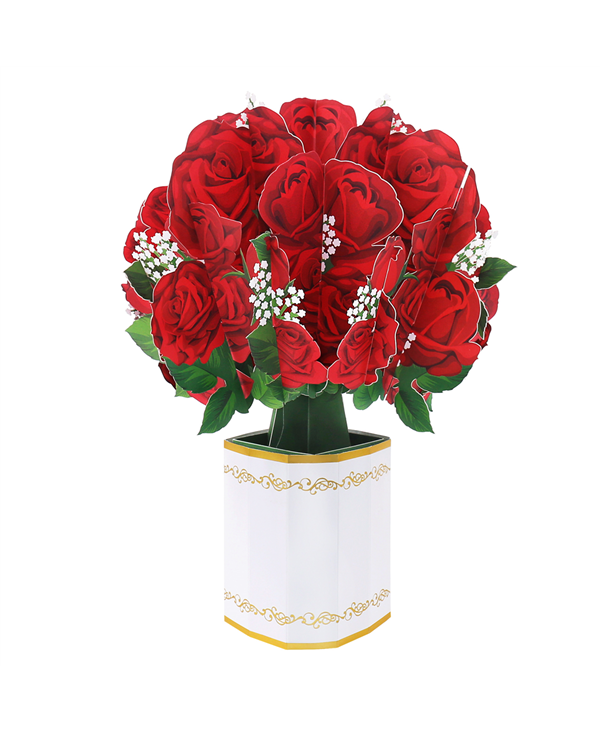 Copia del FLOREVER . Biglietto Florever . Rose rosse