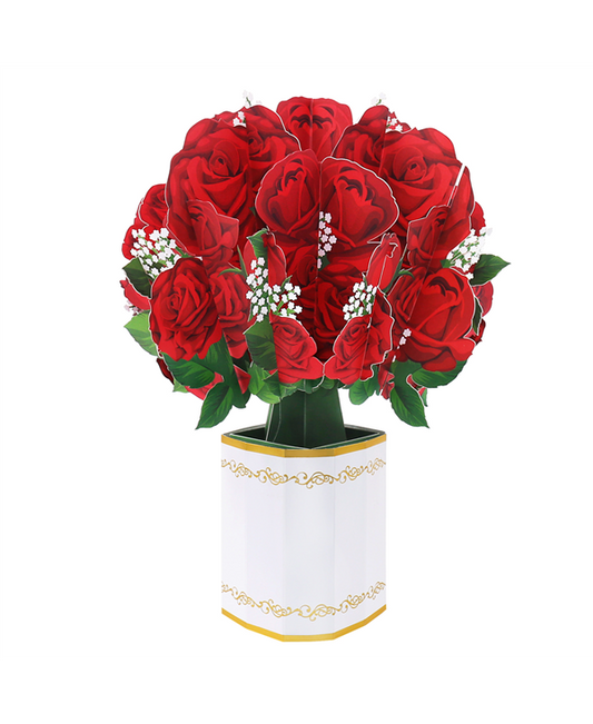 Copia del FLOREVER . Biglietto Florever . Rose rosse