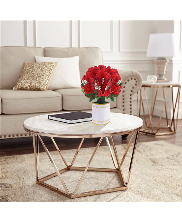 Copia del FLOREVER . Biglietto Florever . Rose rosse