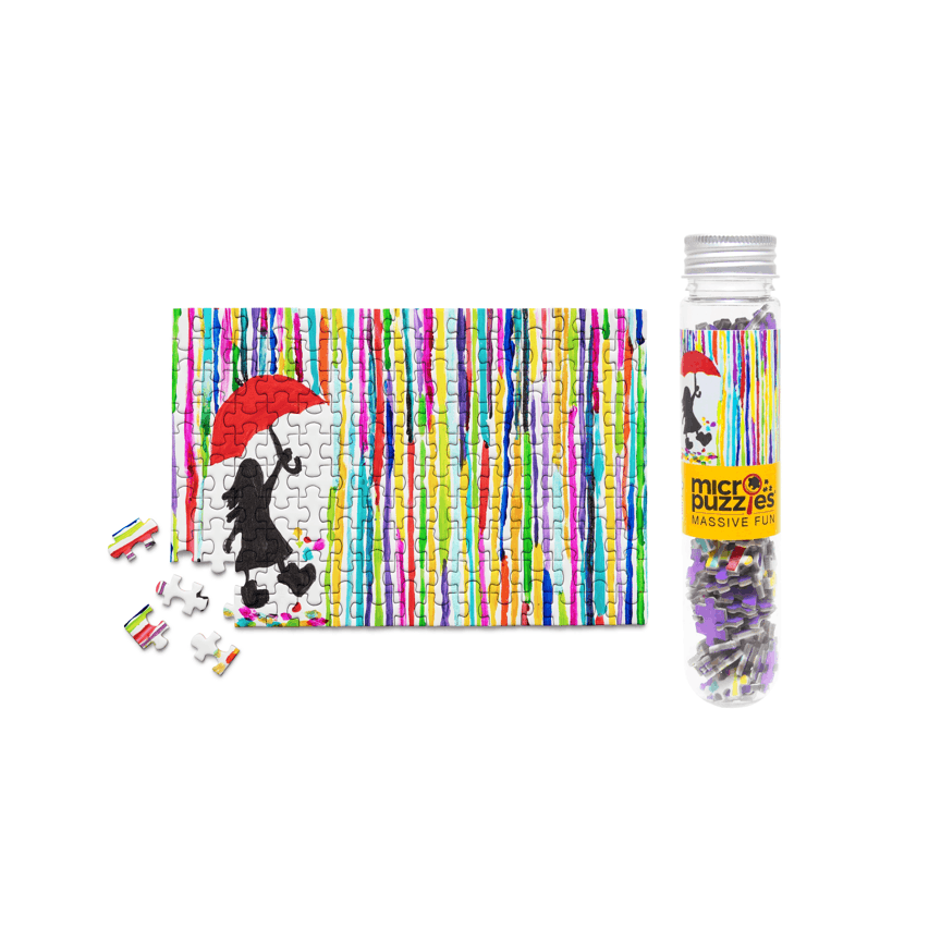 MICROPUZZLE . Bambina con ombrello
