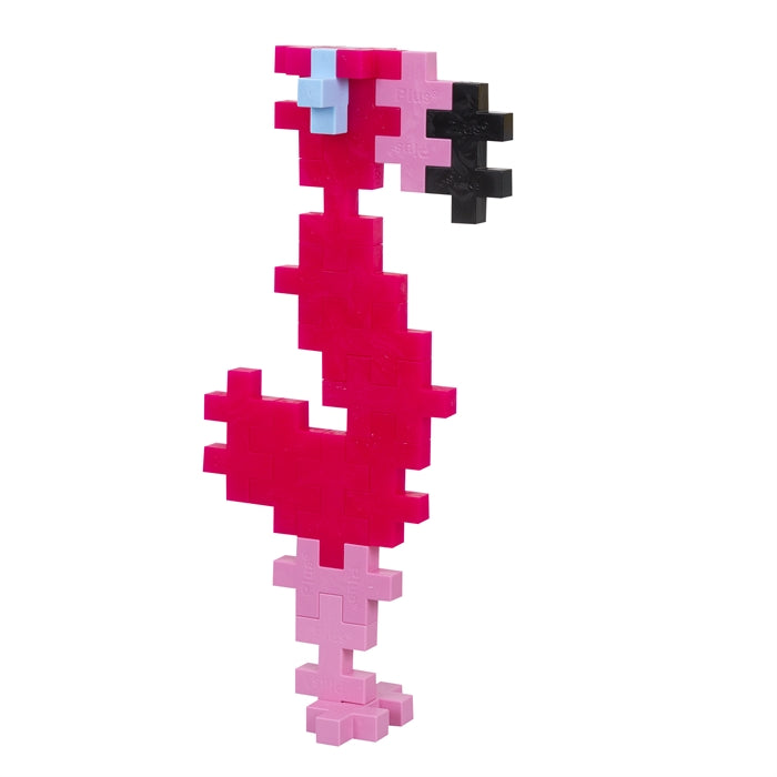 PLUSPLUS . BIG tubo 15 pezzi . Fenicottero