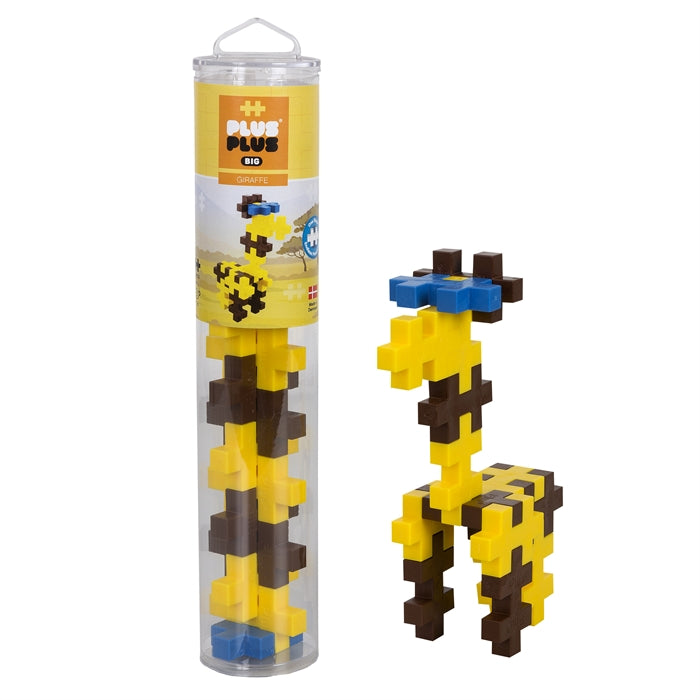 PLUSPLUS . Tubo costruzione BIG 15 pezzi . Giraffa