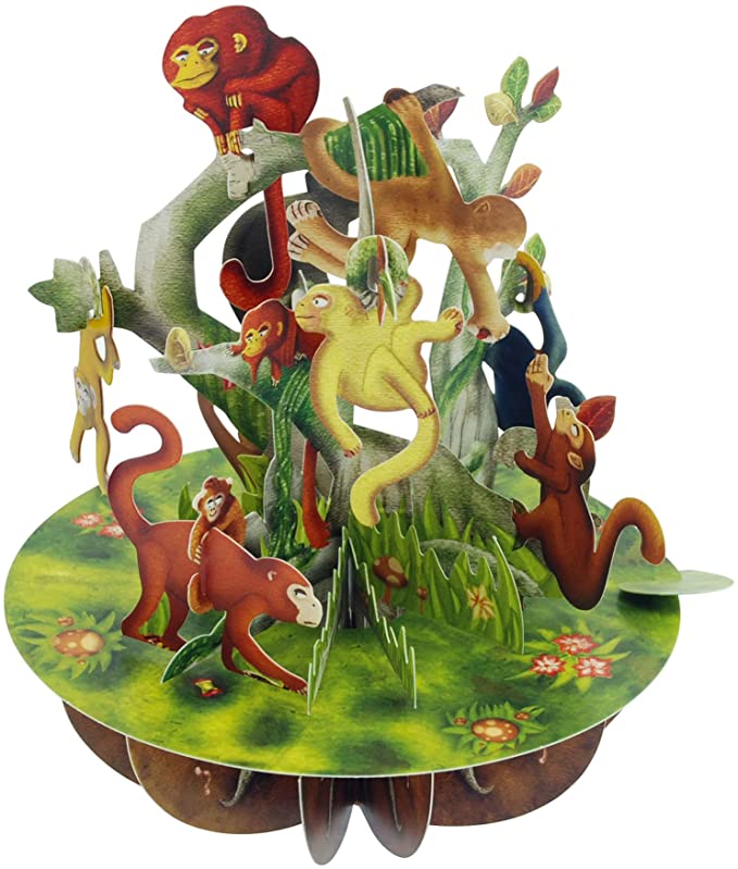 SANTORO- Pirouette, Carte de Voeux Pop Up 3D - Peter Pan - Pour Enfants, Pour Lui, Pour Elle, Anniversaire|Vert SANTORO- Pirouette, Carte de Voeux Pop Up 3D - Peter Pan - Pour Enfants, Pour Lui, Pour Elle, Anniversaire|Vert