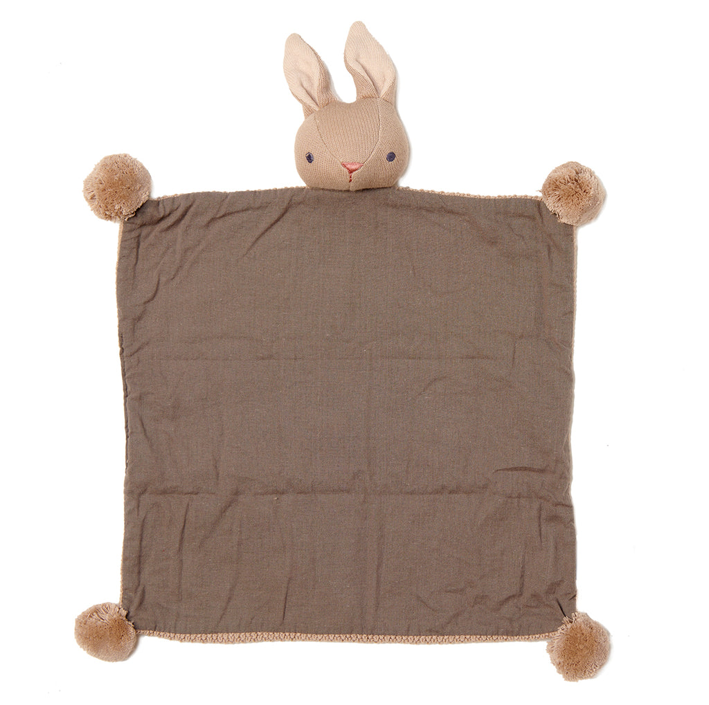 THREAD BEAR DESIGN . Coniglietto beige doudou cotone biologico