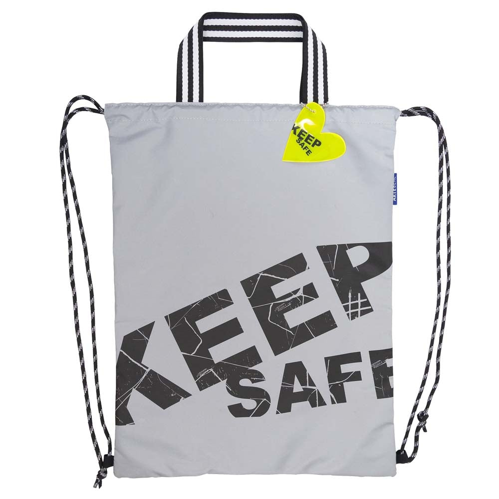 ARTEBENE . Borsa zaino Reflective "KEEP SAFE"