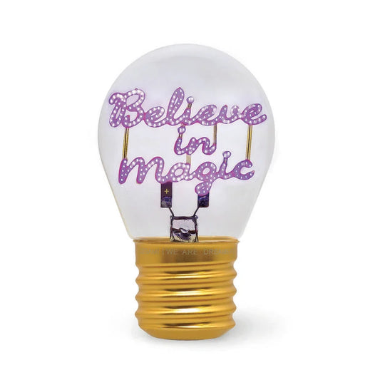 LEGAMI _ Lampada da tavolo Bulb Fiction Believe in Magic