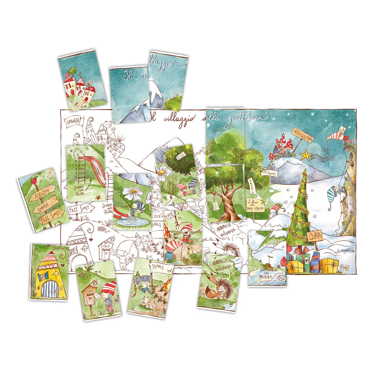 Calendario dell’avvento e delle cose semplici _ DISEGNATA