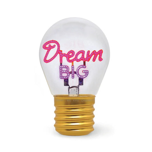 LEGAMI _ Lampada da tavolo Bulb Fiction Dream Big