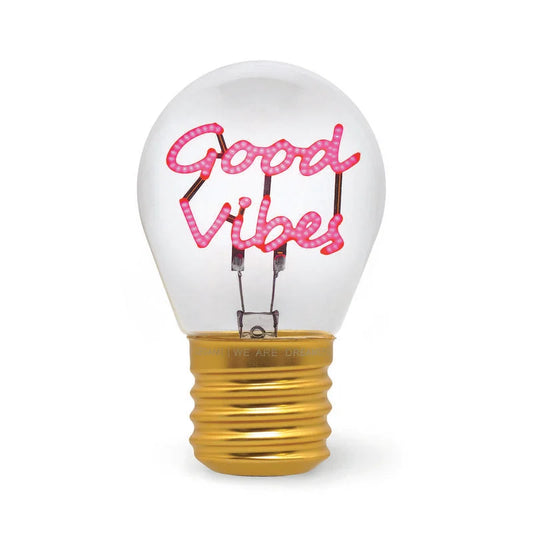 LEGAMI _ Lampada da tavolo Bulb Fiction Good Vibes