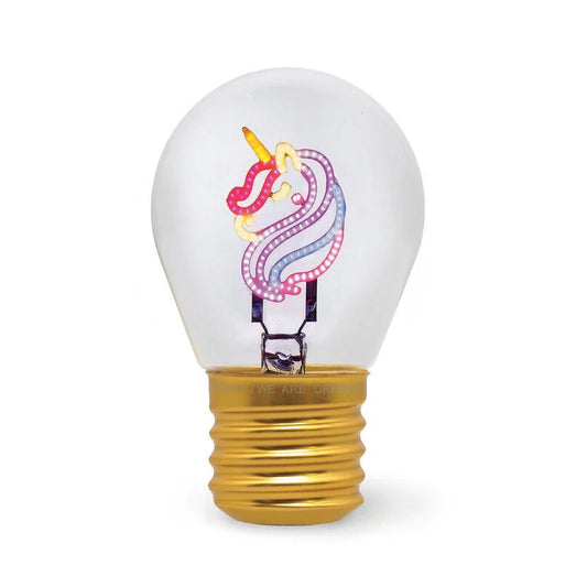 LEGAMI _ Lampada da tavolo Bulb Fiction Unicorn