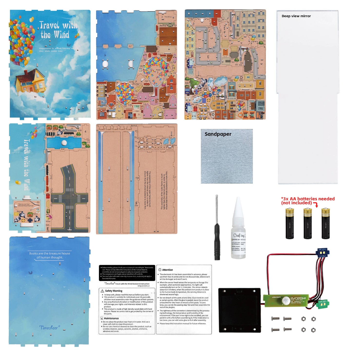 PUZZLE 3D per Libreria: fai-da-te: UP