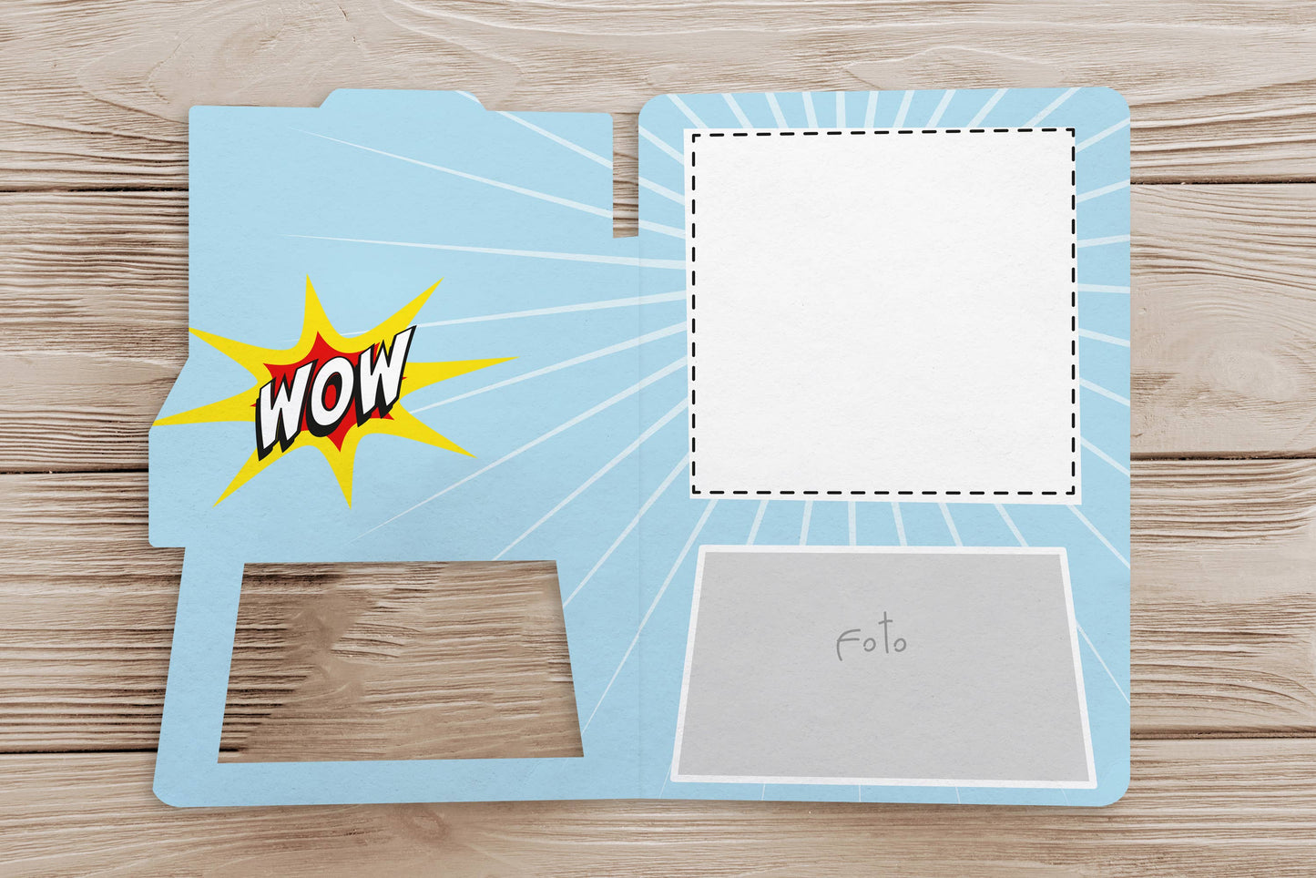 Biglietto doppio Fun-Cut «Polaroid»