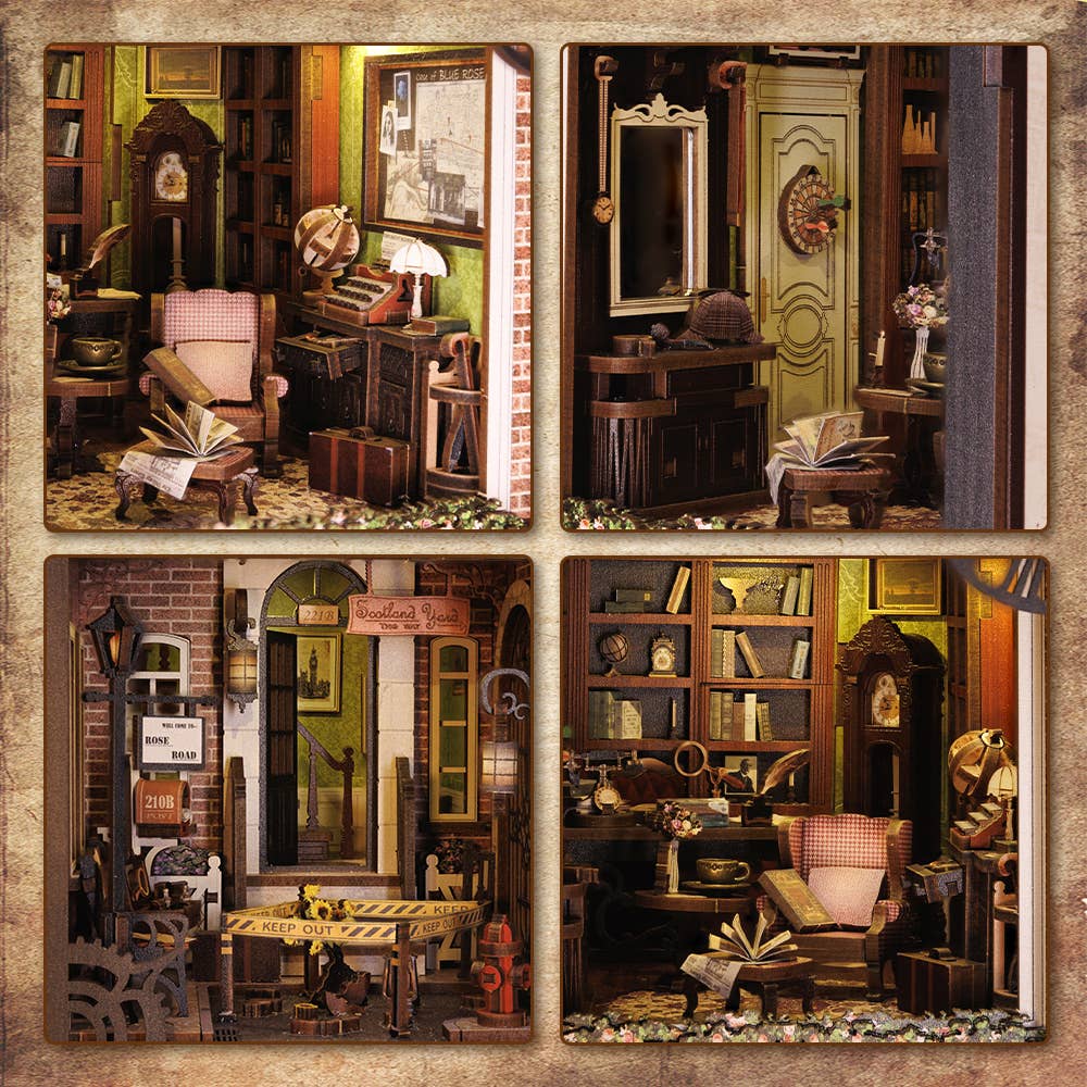 PUZZLE 3D per Libreria: Rose Detective Agency con protezione antipolvere
