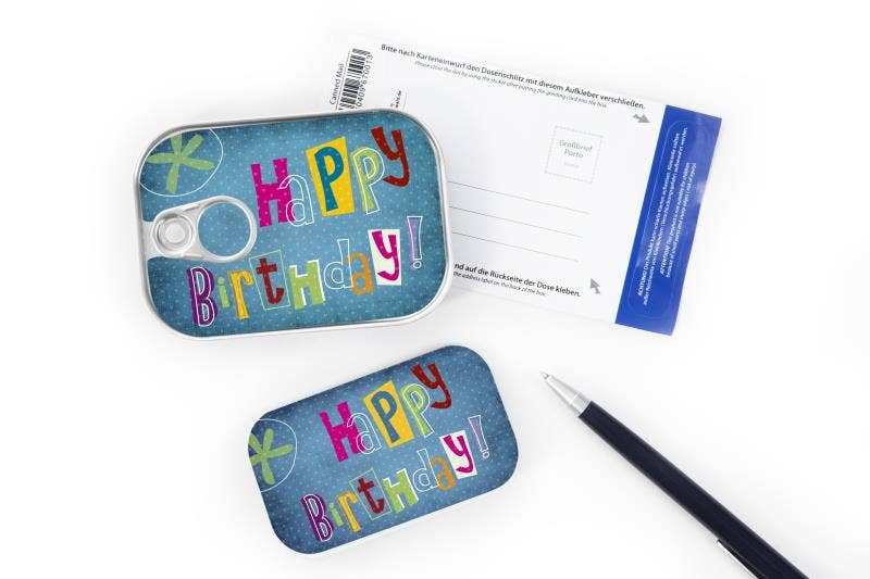 BIGLIETTO_scatola sardine «Buon compleanno»