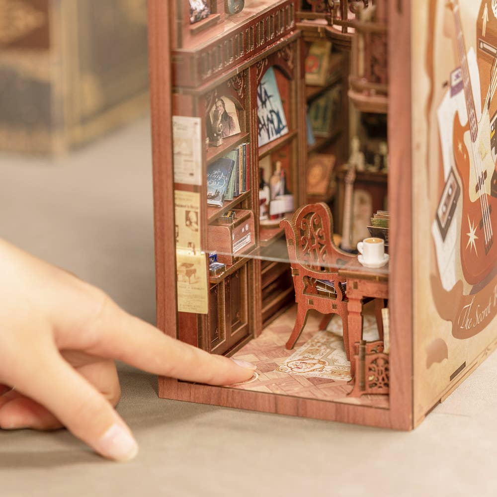 PUZZLE 3D per Libreria: The Secret Rhythm con copertina antipolvere