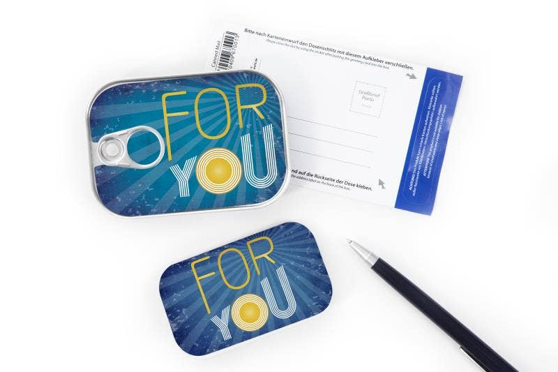 BIGLIETTO_scatola sardine _ «For You»