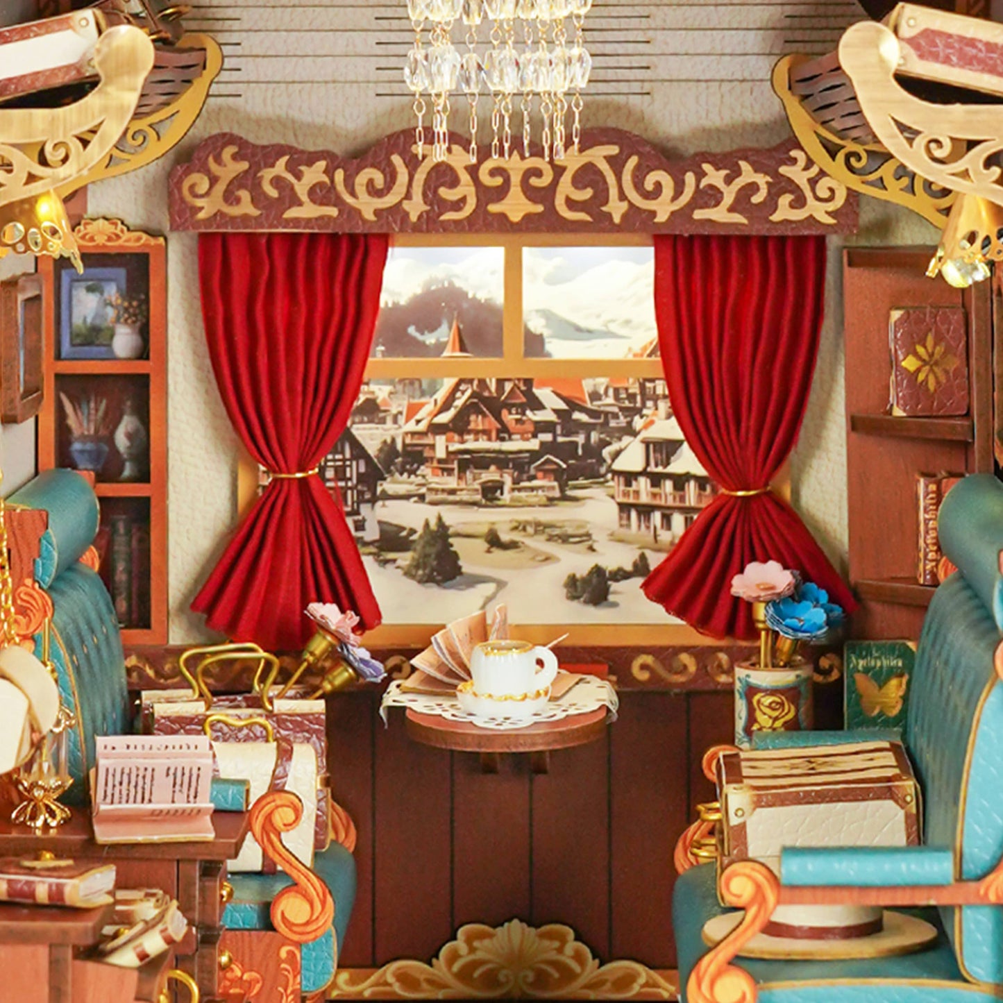 PUZZLE 3D in legno: Viaggi in Europa (Scena in Movimento)