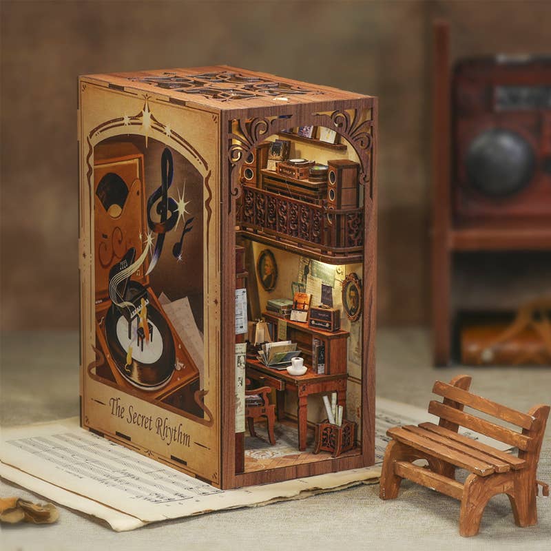 PUZZLE 3D per Libreria: The Secret Rhythm con copertina antipolvere
