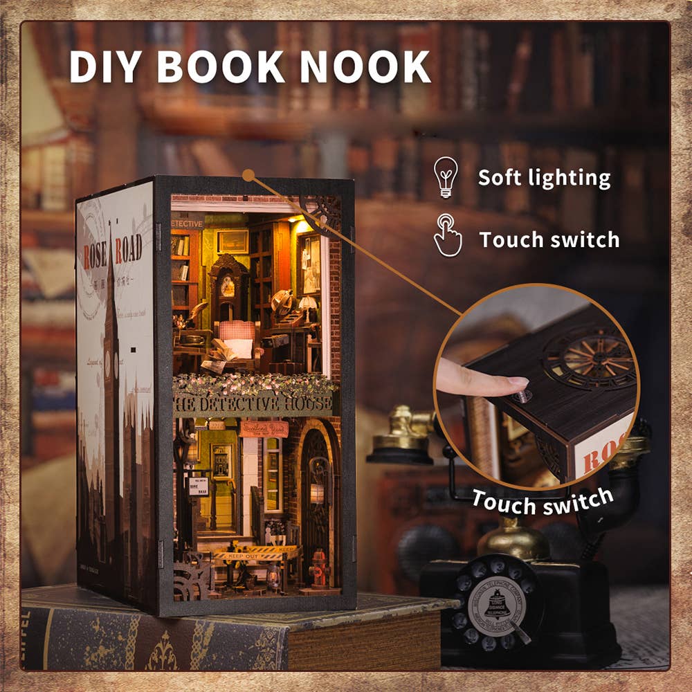 PUZZLE 3D per Libreria: Rose Detective Agency con protezione antipolvere