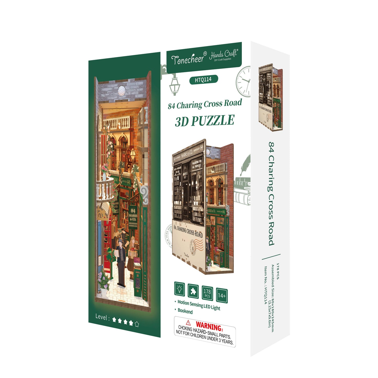 PUZZLE 3D per Libreria: 84 Charing Cross Road