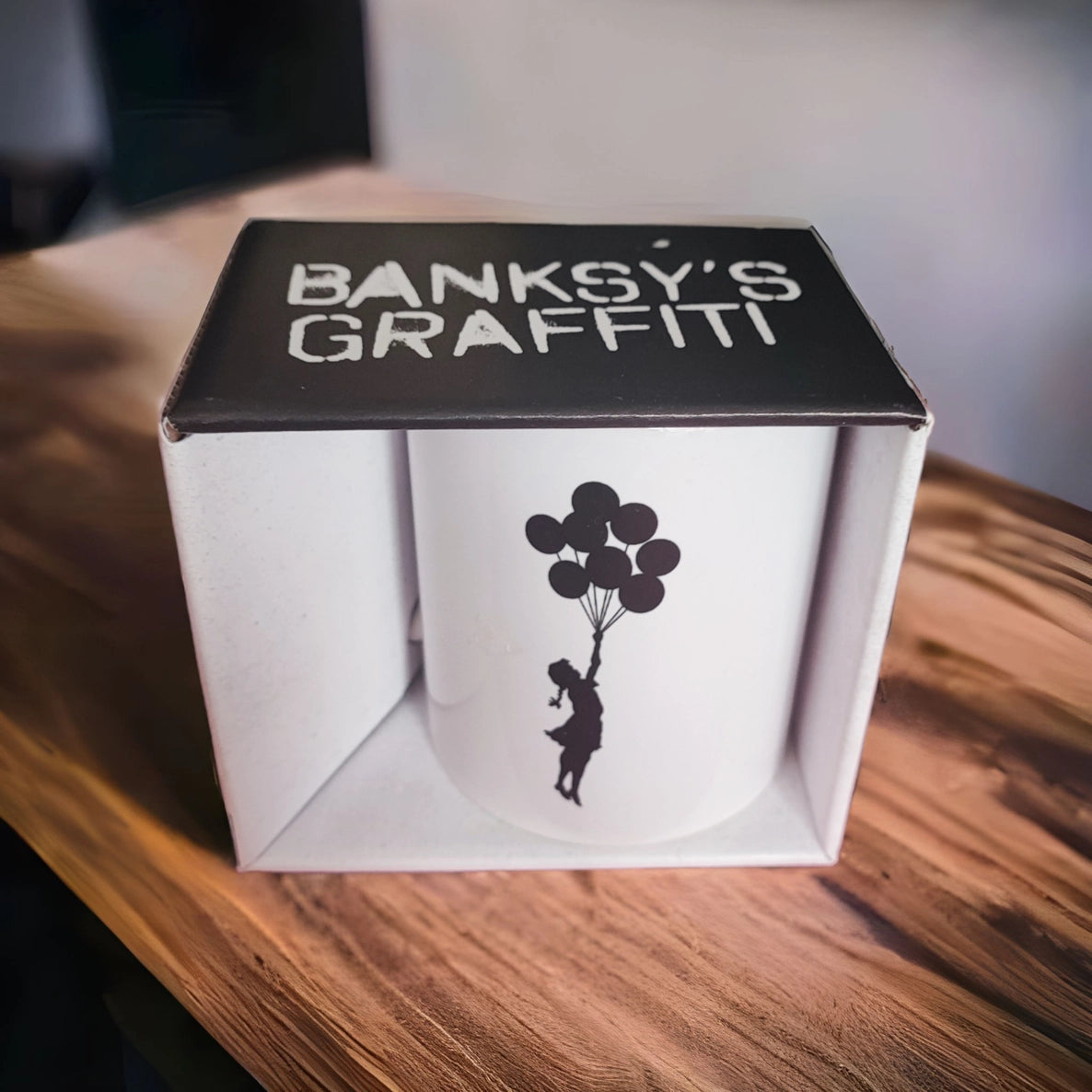 Banksy tazza in ceramica 325ml - Flying Balloons Girl