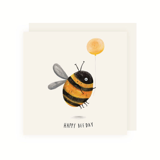 Biglietto auguri CHARLEY RABBIT from London_ Ape "Happy Bee Day"